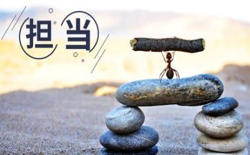讲担当的心得体会6篇