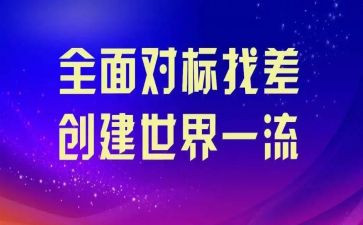 对标管理工作报告参考5篇