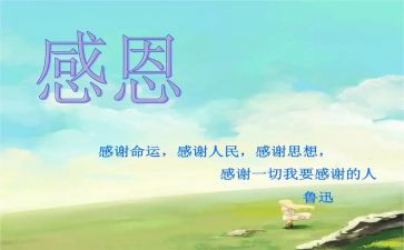 感恩的心演讲稿参考8篇