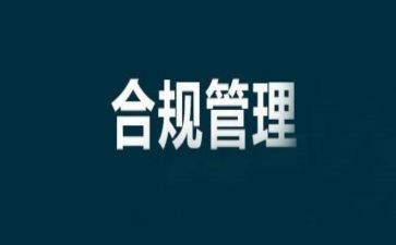 合规述职报告参考5篇