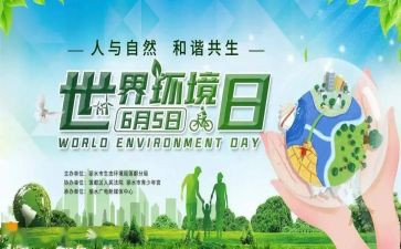 环境日宣传活动总结精选7篇