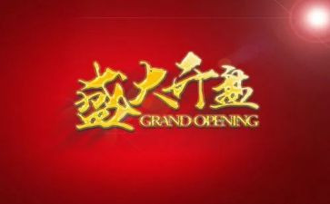 开盘领导致辞稿8篇