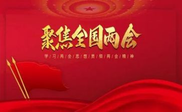 关两会的心得体会5篇