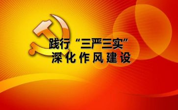 三严三实专题教育心得8篇