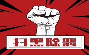 扫黑先进个人事迹材料6篇