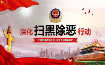 扫黑除恶工作个人总结8篇