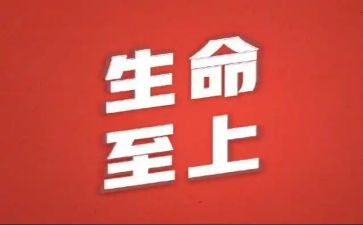 和生命至上的演讲稿7篇