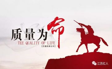 2024年质量月活动总结参考8篇